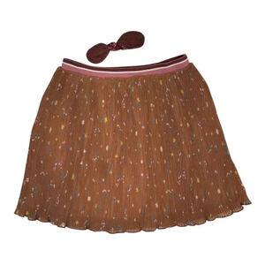 Matilda Jane Winnie Pleated Skirt with Matching Bow- Size 4